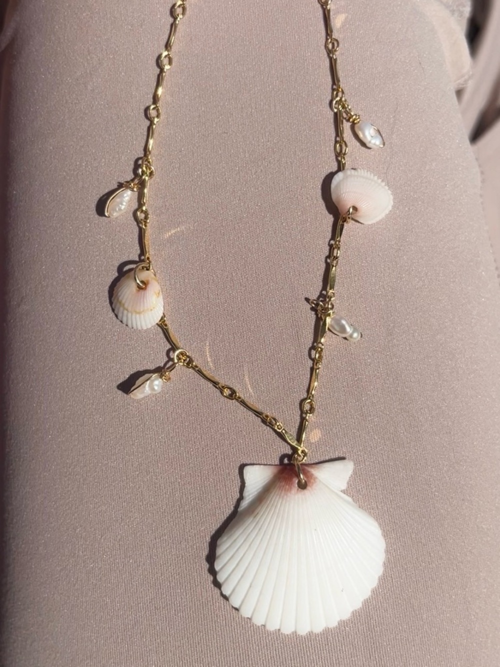 Seashell Anklet | Handmade 14k Gold Filled Shell Anklet